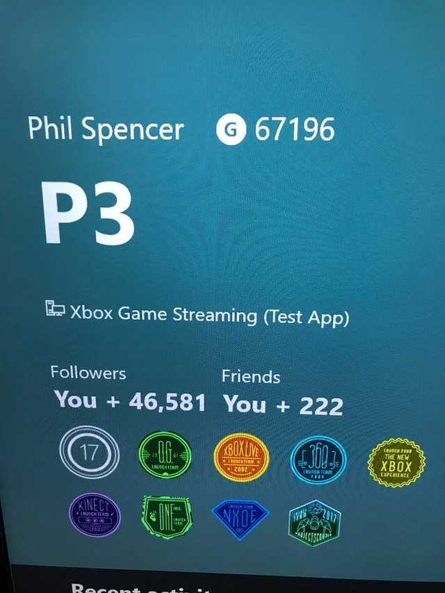 L'origine du Gamertag XboxP3 de Phil Spencer révélée – XboxSquad